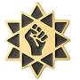 luomart Black Lives Matter Pin -BLM Pin-Black Raised Fist Pin-Enamel Pins Brooches Buttons for Hat Shirt Backpack