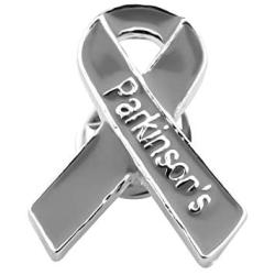 CENWA Parkinsons Awareness Grey Ribbon Enamel Pin Parkinsons Awareness Gift Gray Awareness Parkinsons Survivor Jewelry
