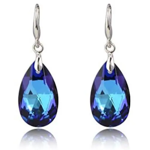 Crystal Teardrop Earrings for Women - Elegant Bling Color Changing Cubic Zirconia Rhinestone CZ Wedding Bridal Hook Dangle Drop Earring Party Prom Earrings for Girls Bride Bridesmaids Gift Fashion Costume Jewelry Crystal Teardrop Earrings for Women - Elegant Bling Color Changing Cubic Zirconia Rhinestone CZ Wedding Bridal Hook Dangle Drop Earring Party Prom Earrings for Girls Bride Bridesmaids Gift Fashion Costume Jewelry