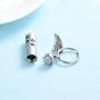 mingkejw Cremation Jewelry Paw Print Urn Keychain for Human Ashes Cat Dog Memorial Kepsake Jewelry for Women Men