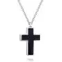 925 Sterling Silver Cross Urn Pendant Necklace Black Enamel Cross Cremation Jewelry for Ashes Memorial Bereavement Gifts for Women Men