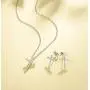 FANCIME Sterling Silver Small Cross Crucifix Stud Earrings/Pendant Necklace Dainty Cute Charm Fine Jewelry Set Gifts for Mom Women Teen Girls FANCIME Sterling Silver Small Cross Crucifix Stud Earrings/Pendant Necklace Dainty Cute Charm Fine Jewelry Set Gifts for Mom Women Teen Girls