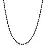 SINLEO Titanium Stainless Steel Small Beads Ball Chain Necklace for Men Women 18-38 Inches Silver Black Gold