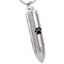 Casket Etcetera PAW PRINT WITHIN BULLET Pet Cremation Jewelry Urn Necklace Keeps Your Love Ones Ashes Safe
