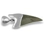 Fossil Giant Great White Shark Tooth Sterling Silver Pendant