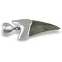 Fossil Giant Great White Shark Tooth Sterling Silver Pendant
