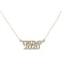 Bobblefingers Set of 3 Donald Trump Necklaces for Women - Jewelry for MAGA Supporters with Charms - Elegant Way to Express Support for The President - 18k Gold-Plated in Yellow, Rose and White Tones