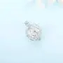 LGSY Sterling Silver Twisted Ball Pearl Cage Pendants for Women, Essential Oil Diffuser Lockets for Pearl Jewelry LGSY Sterling Silver Twisted Ball Pearl Cage Pendants for Women, Essential Oil Diffuser Lockets for Pearl Jewelry