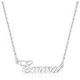 IEFLIFE Custom Name Necklace Personalized, 14K Gold Plated Personalized Name Necklace White Gold Plated Monogram Necklace Personalized Jewelry Name Plate Necklace Gifts for Women Girls Kids
