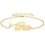 HUAN XUN Custom Name Necklace Personalized Initial Necklaces in Golden Silver HUAN XUN Custom Name Necklace Personalized Initial Necklaces in Golden Silver