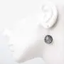 SUVANI Sterling Silver Hand Blown Murano Glass Multi-Colored Magic Mandala Flower Round Dangle Earrings SUVANI Sterling Silver Hand Blown Murano Glass Multi-Colored Magic Mandala Flower Round Dangle Earrings
