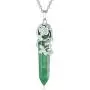 XIANNVXI Flower Wrapped Crystal Point Pendant Necklace Reiki Healing Crystals Stone Necklaces Gemstone Quartz Jewelry for Women XIANNVXI Flower Wrapped Crystal Point Pendant Necklace Reiki Healing Crystals Stone Necklaces Gemstone Quartz Jewelry for Women