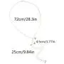 Artmiss Wedding Backdorp Necklace Crystal Gold Y Necklace Long Chain for Women and Brides Artmiss Wedding Backdorp Necklace Crystal Gold Y Necklace Long Chain for Women and Brides