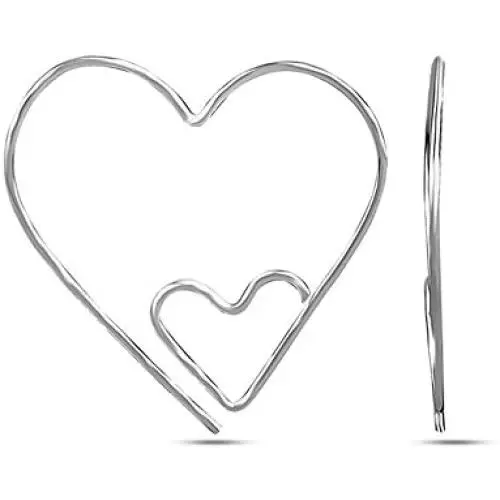 LeCalla Sterling Silver Jewelry Wire Threader Earrings for Women Girl Teen LeCalla Sterling Silver Jewelry Wire Threader Earrings for Women Girl Teen