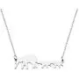 KUIYAI Lucky Family Mother and Child Elephant Necklace Mom of Twins Jewelry