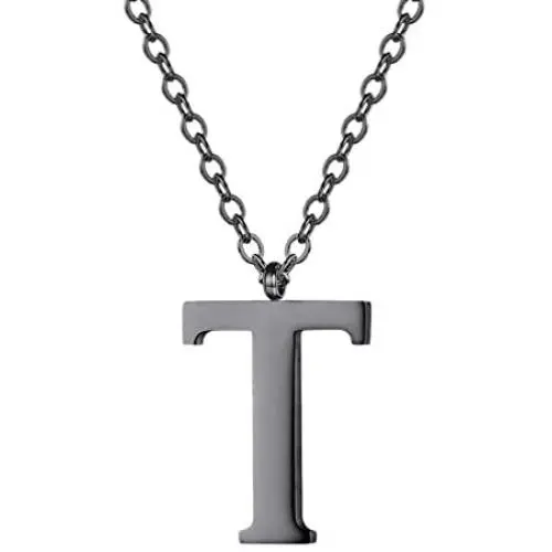 PROSTEEL Stainless Steel/Sterling Silver Initial Name Necklace, A to Z Initial Letter Personalized Necklaces for Men Women, Gold/Silver/Black Tone, 16''/20'' Adjustable, Come Gift Box