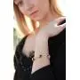 Leafael Wish Stone Link Charm Bracelet with Birthstone Crystals, Rose Gold Plated or Silver-Tone, 7''+2''