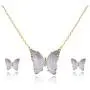 Amvie Butterfly Jewelry Set Necklace and Earrings Sets for Women Girls 18k Gold Plated Earrings for Women Studs Set Fashion Jewelry Gifts for Her/Mom/Wife Amvie Butterfly Jewelry Set Necklace and Earrings Sets for Women Girls 18k Gold Plated Earrings for Women Studs Set Fashion Jewelry Gifts for Her/Mom/Wife