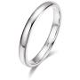 Oiney 2mm Tungsten Wedding Band Ring for Men Women Yellow Gold/Rose Gold/White Gold High Polish Comfort Fit 5-10