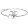 JZCOLOR Heart Urn Bracelet for Women - 925 Sterling Silver Pawprint Ashes Bracelet Cremated Ashes Holder Jewelry for Teens