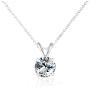 St.Claire 18K Swarovski Crystal Jewelry Necklaces Rose Gold Pendant Necklace Dainty Cubic Zirconia Necklace for Women Jewelry Necklace Happy Mothers Day Gifts Wedding Anniversary
