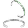 Organ Donor Gift Organ Donation Awareness Kidney Donor Thank You Gift You make A Difference Bracelet Green Awareness Jewelry
