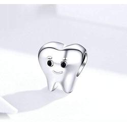 Eternalll Jewellery Smiling Tooth Fairy Dentist Charm Bead for Pandora Womens Jewelry for Teen Gifts or Kids Spacer Bead