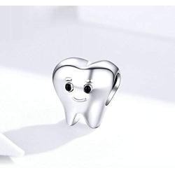 Eternalll Jewellery Smiling Tooth Fairy Dentist Charm Bead for Pandora Womens Jewelry for Teen Gifts or Kids Spacer Bead