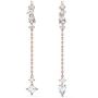 SWAROVSKI Womens Attract Jewelry Collection, Rhodium Finish, Clear Crystals