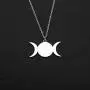 CENWA Triple Moon Goddess Symbol Pendant Necklace Symbol Alchemy Jewelry Wiccan Jewelry Alchemy Symbol Pendant Necklace CENWA Triple Moon Goddess Symbol Pendant Necklace Symbol Alchemy Jewelry Wiccan Jewelry Alchemy Symbol Pendant Necklace