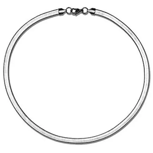 ABONDEVER 14K Flexible Flat Herringbone Snake Chain Choker Necklace Punk Plated Solid Round Cute Dainty Jewelry ABONDEVER 14K Flexible Flat Herringbone Snake Chain Choker Necklace Punk Plated Solid Round Cute Dainty Jewelry