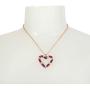 Betsey Johnson Heart Pendant & Stud Earrings Set