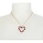 Betsey Johnson Heart Pendant & Stud Earrings Set Betsey Johnson Heart Pendant & Stud Earrings Set