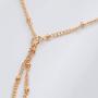 Olbye Wrap Y Necklace Jewelry Gold Chain Tassel Pendant Necklaces for Women and Girls Tassel Choker Jewelry