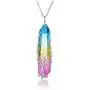 Jovivi Tree of Life Titanium Coated Rainbow Rock Quartz Chakra Crystal Necklace Copper Wire Wrapped Irregular Rough Healing Pointed Quartz Gemstone Pendant Jewelry for Women Men Jovivi Tree of Life Titanium Coated Rainbow Rock Quartz Chakra Crystal Necklace Copper Wire Wrapped Irregular Rough Healing Pointed Quartz Gemstone Pendant Jewelry for Women Men