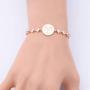 BLEOUK Zodiac Sign Adjustable Bracelet Constellation Jewelry Birthday Constellations Zodiac Sign Bracelet for Women Rose Gold Zodiac Signs Charms Jewelry