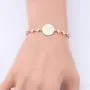 BLEOUK Zodiac Sign Adjustable Bracelet Constellation Jewelry Birthday Constellations Zodiac Sign Bracelet for Women Rose Gold Zodiac Signs Charms Jewelry