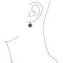 Hexagon Shaped Brown Tortoise Shell Dangle Drop Earrings For Women 14K Gold Plated Stainless Steel