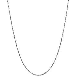 BQfife Sterling Silver Twisted Curb Link Chain Water wave chain Replacement Necklace Simple Slim for Pendant