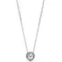 Pandora Jewelry Round Sparkle Halo Cubic Zirconia Necklace in Sterling Silver, 17.7'' Pandora Jewelry Round Sparkle Halo Cubic Zirconia Necklace in Sterling Silver, 17.7''