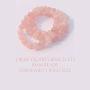 Ollie West Set of 3 Crystal Bracelets - Healing Crystals, Energy, Worry Stone, Triple Protection Bracelets