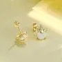 Liaya Hypoallergenic Stud Earrings - Opal Earrings Star/Leaf/Unicorn Cute Earrings Gifts for Women Girls and Kids,14K Gold Plated Sterling Silver Post Jewelry for Sensitive Ears