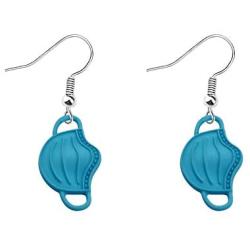 AKTAP Mask Drop Earrings Nurse Doctor Dangle Jewelry Social Isolation 2021 Gift (Facemask Earrings)