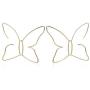 fxmimior Fashion Women Bohemian Gold Big Butterfly Earrings Tassels Long Chain Drop Dangle Earrings Jewelry for Women and Girls