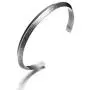 MPRAINBOW Vintage Stainless Steel Minimalist Style Triangle Wire Metallic Open Faceted Cuff Bangle Bracelet,Grey MPRAINBOW Vintage Stainless Steel Minimalist Style Triangle Wire Metallic Open Faceted Cuff Bangle Bracelet,Grey