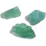 Gemhub A Grade Natural Raw Rough Green Emerald 26.50 Ct Healing Crystal Rough Lot of 3 Pcs Stones for Cabbing