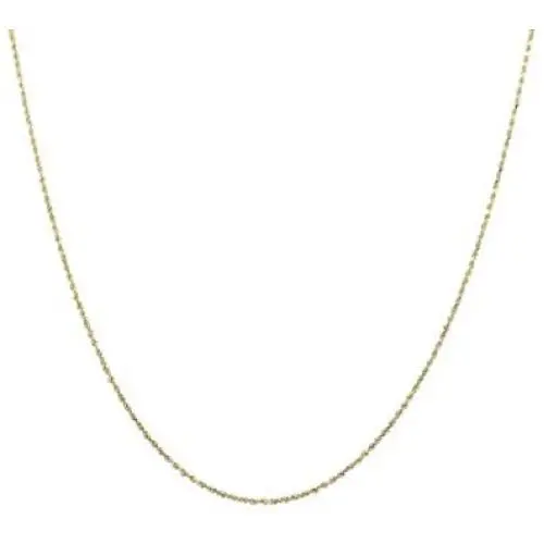 10K Gold 0.75MM Thin Rope Chain Necklace- Available in Yellow, White or Rose-14''-18'' 10K Gold 0.75MM Thin Rope Chain Necklace- Available in Yellow, White or Rose-14''-18''