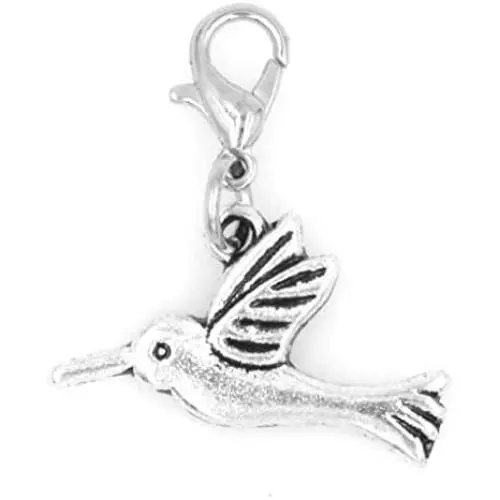 Its All About...You! Hummingbird Clip on Charm Perfect for Necklaces and Bracelets 100Aj Its All About...You! Hummingbird Clip on Charm Perfect for Necklaces and Bracelets 100Aj