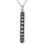 S925 Sterling Silver Crescent Moon Pendant Necklace for Women