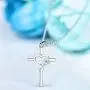 Nurse Necklace for Women 925 Sterling Silver Cross Stethoscope Necklace Jewelry Gifts for Nurse Graduation Medical Student Doctor Women Girls